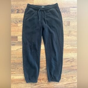 H&M Pants Men Black Jogger Sweatpants Drawstring Sz Small
